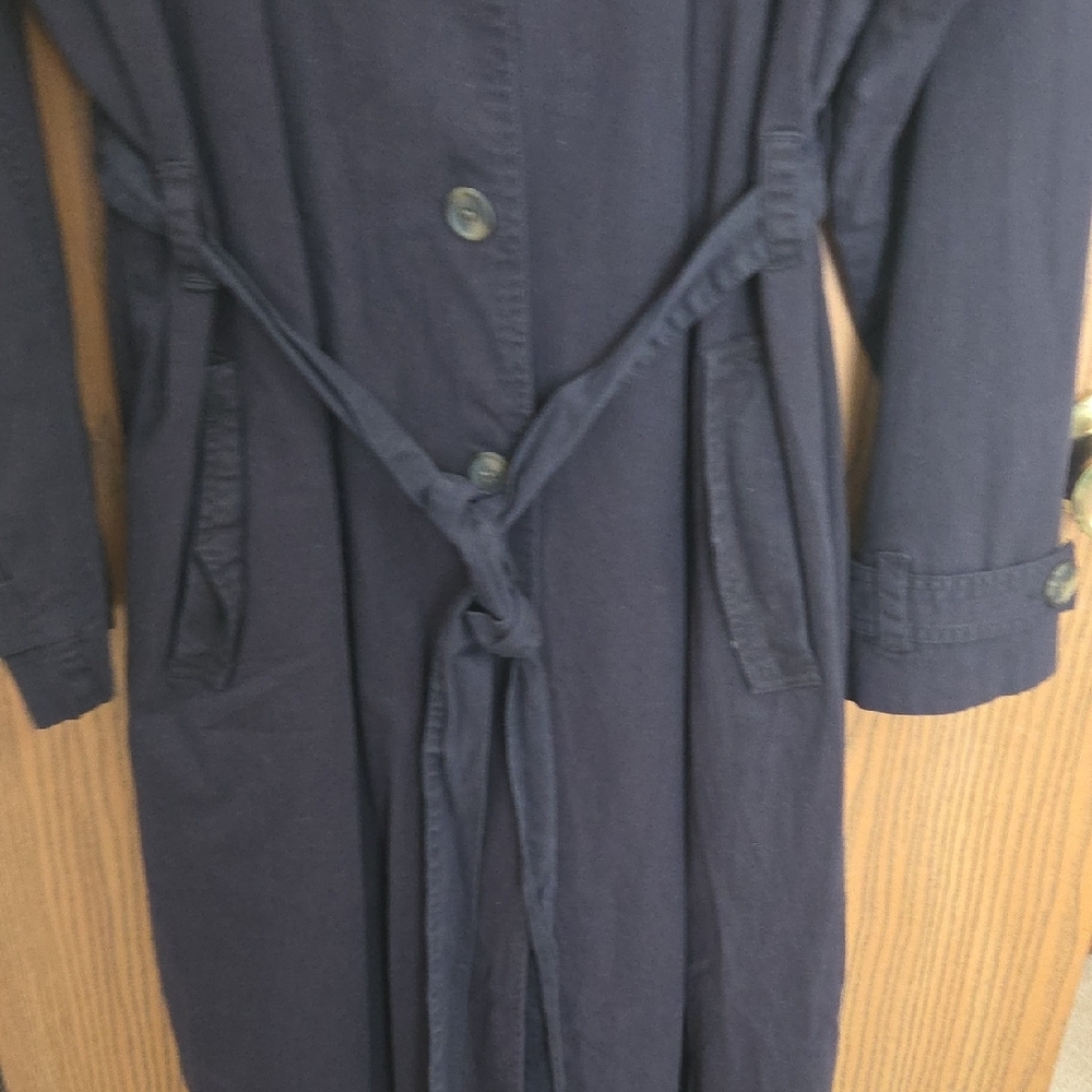 Universal Thread Navy Women's Trench Coat - Picture 8 of 17